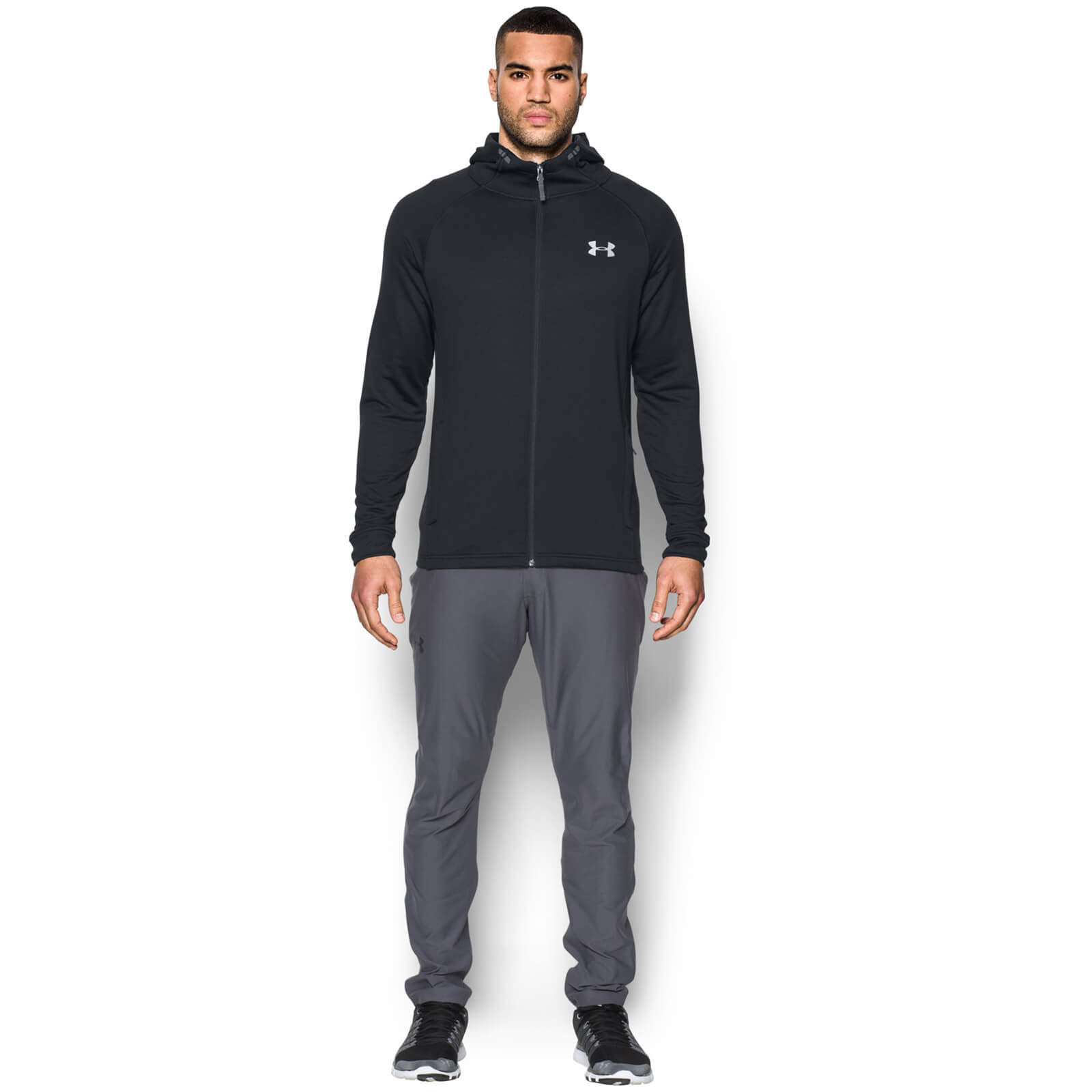 under armour men's tech terry fitted full zip hoodie