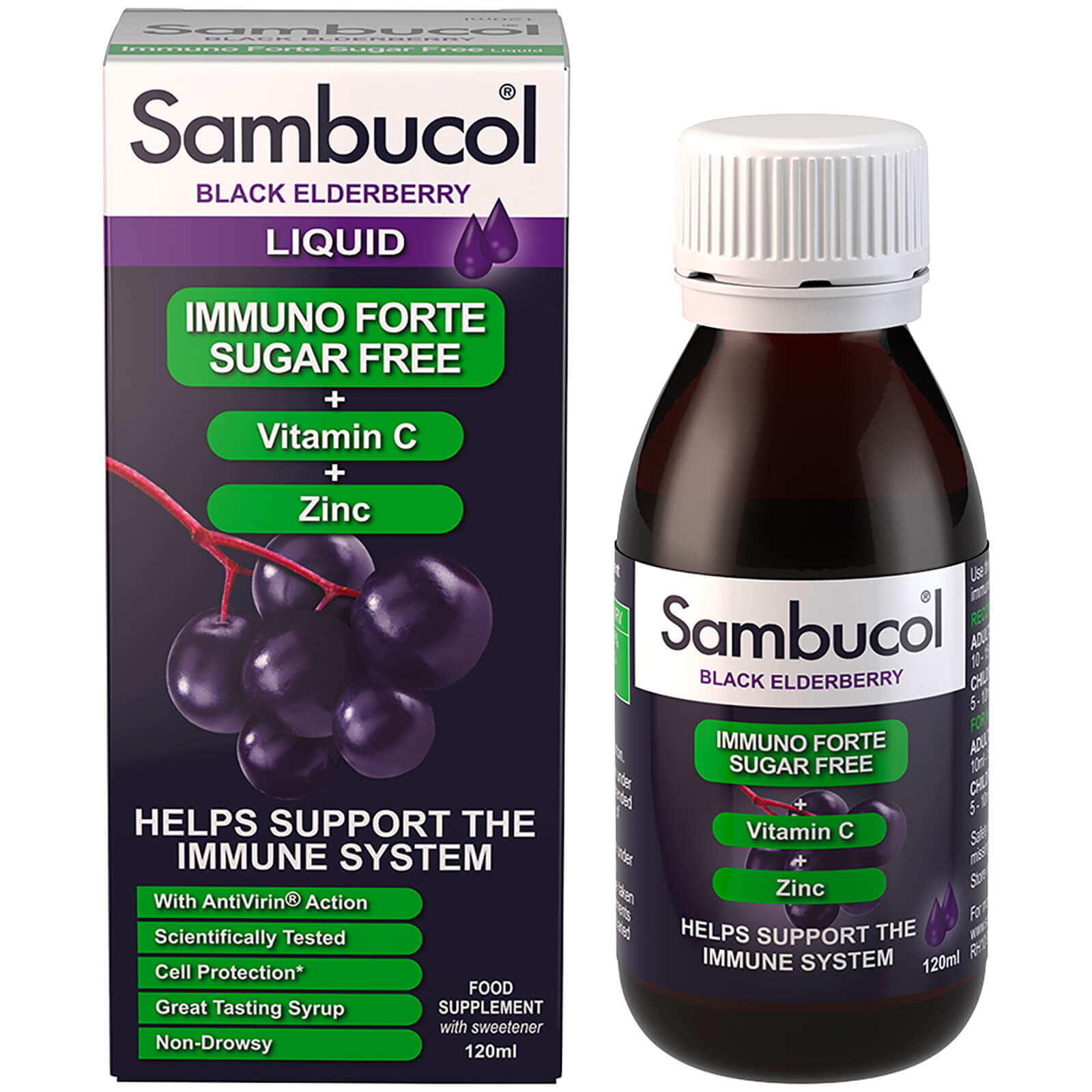 buy sambucol immuno forte sugar free 120ml myvitamins uk buy sambucol immuno forte sugar free 120ml myvitamins uk