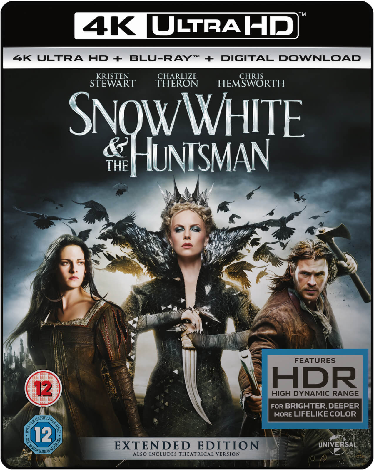 Snow White And The Huntsman 4k Ultra Hd Blu Ray Zavvi Us