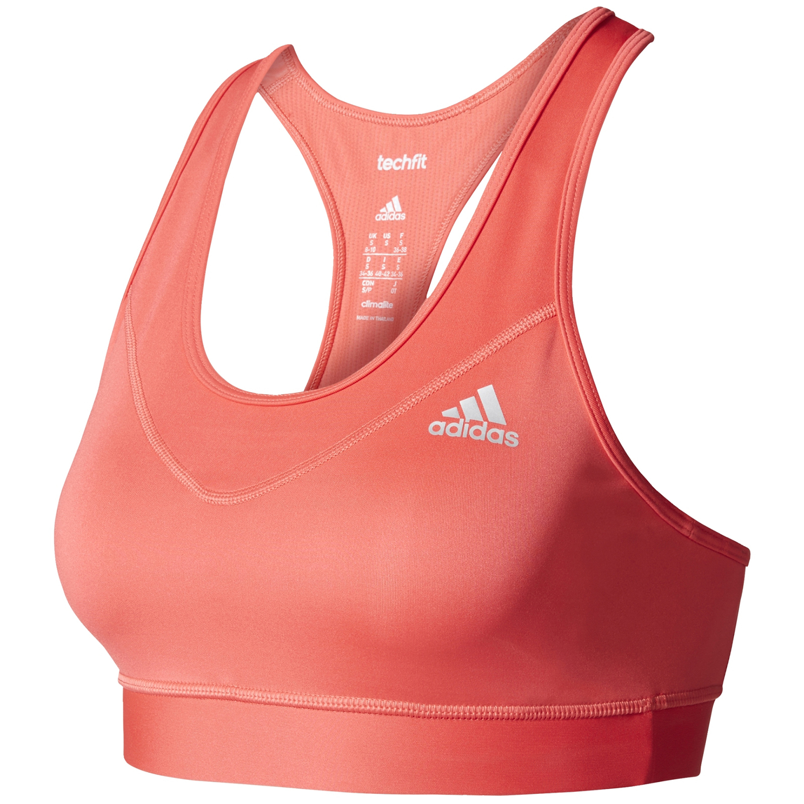 adidas techfit climalite sports bra