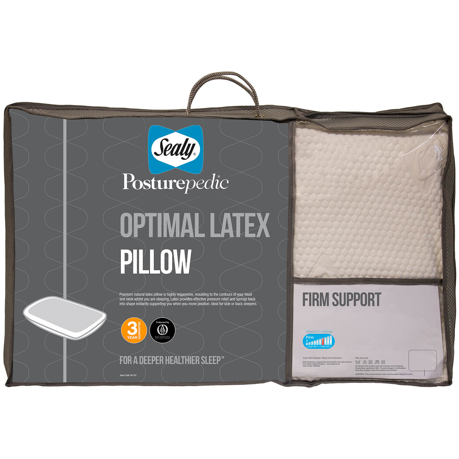 Sealy Posturepedic Optimal Latex Pillow Iwoot