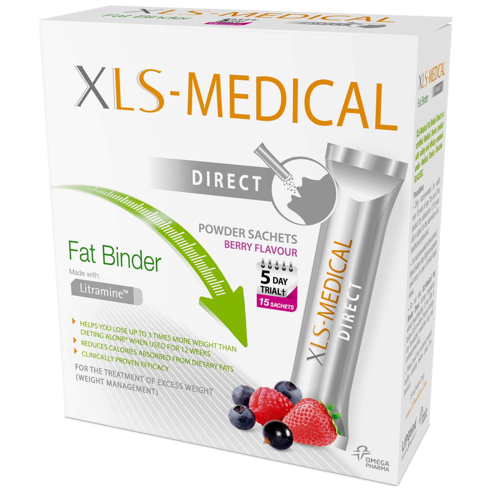 Buy XLS-Medical Fat Binder Direct Sachets - 15 Sachets ...