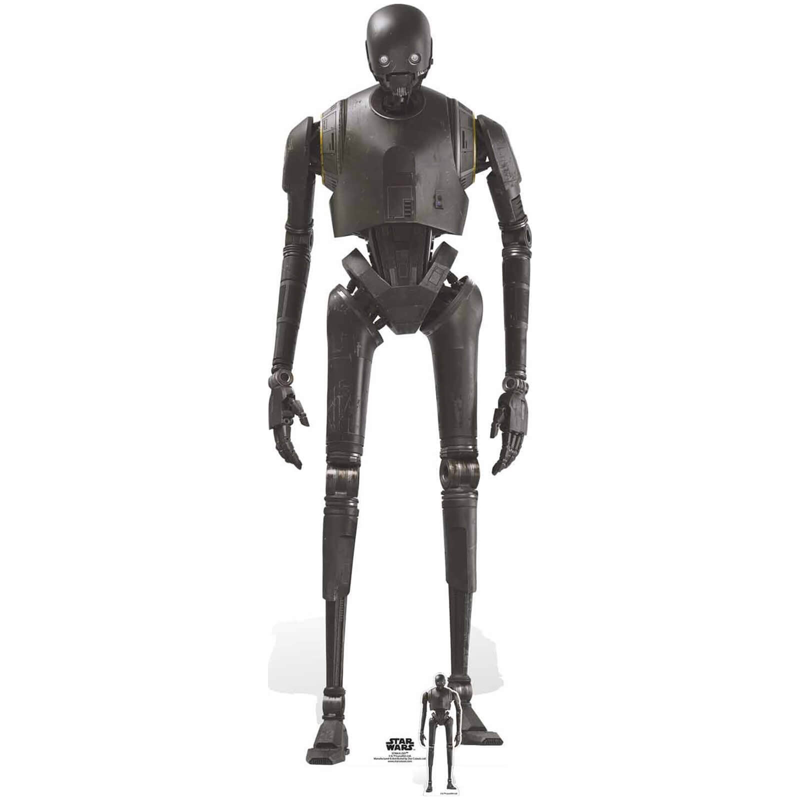 Star Wars Rogue One K 2so Security Droid Cut Out Merchandise Zavvi Us