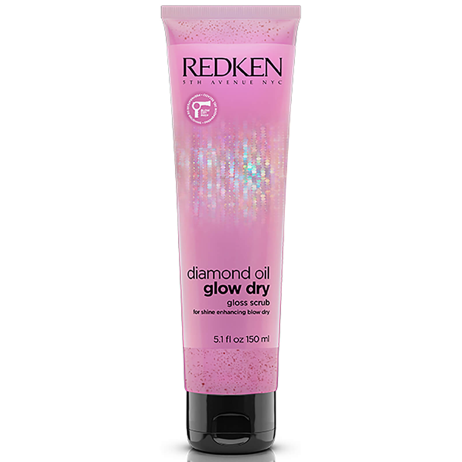 Redken Diamond Oil Glow Dry Gloss Scrub 150ml V805 Free Shipping Lookfantastic