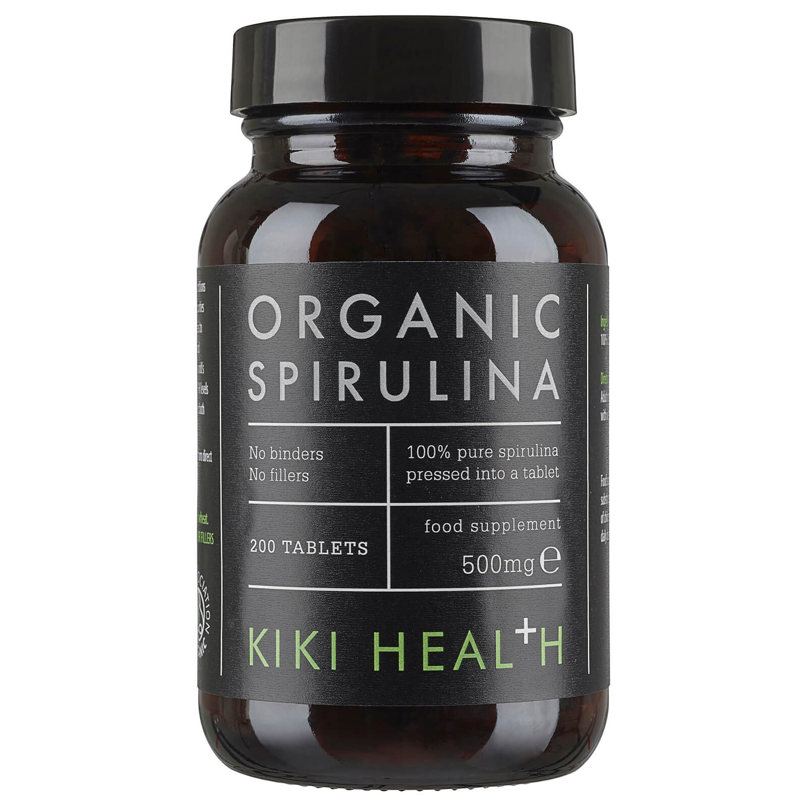 kiki health organic spirulina tablets 200 tablets