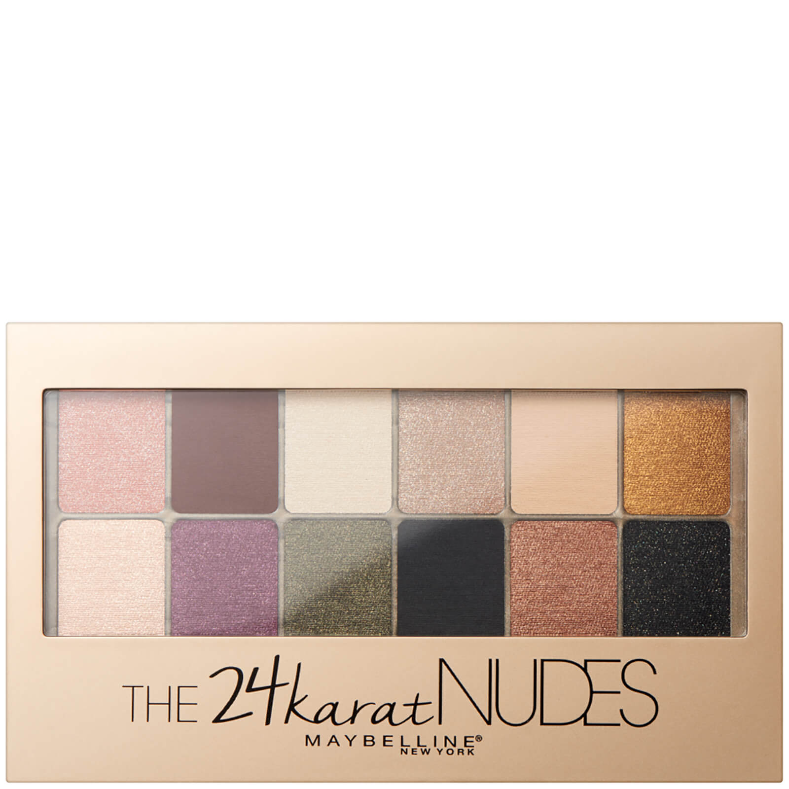 Maybelline 24 Karat Nudes Eyeshadow Palette 10g Free Us Shipping