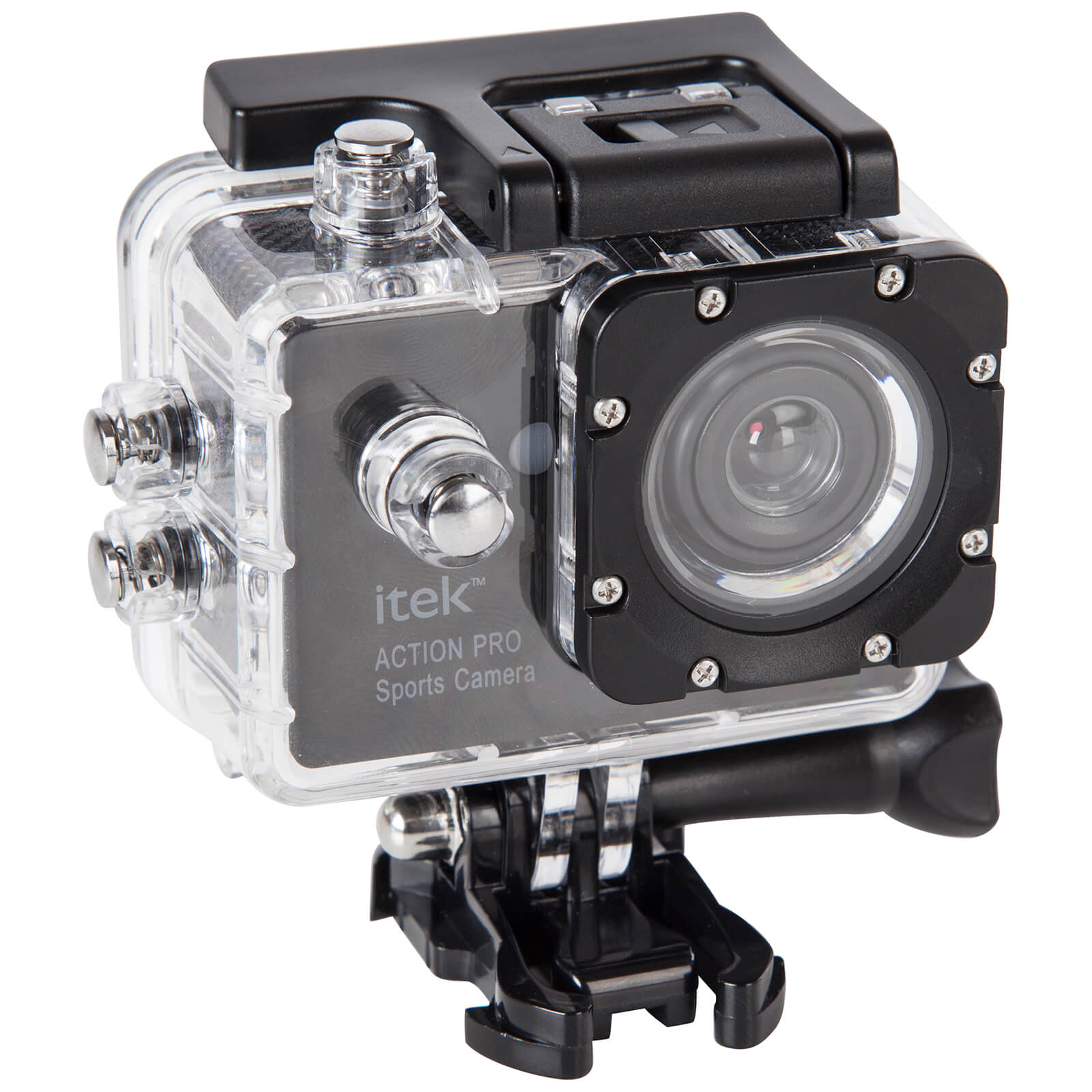 iTek 1080p Full HD Waterproof Action Camera (2 Inch Display) Black