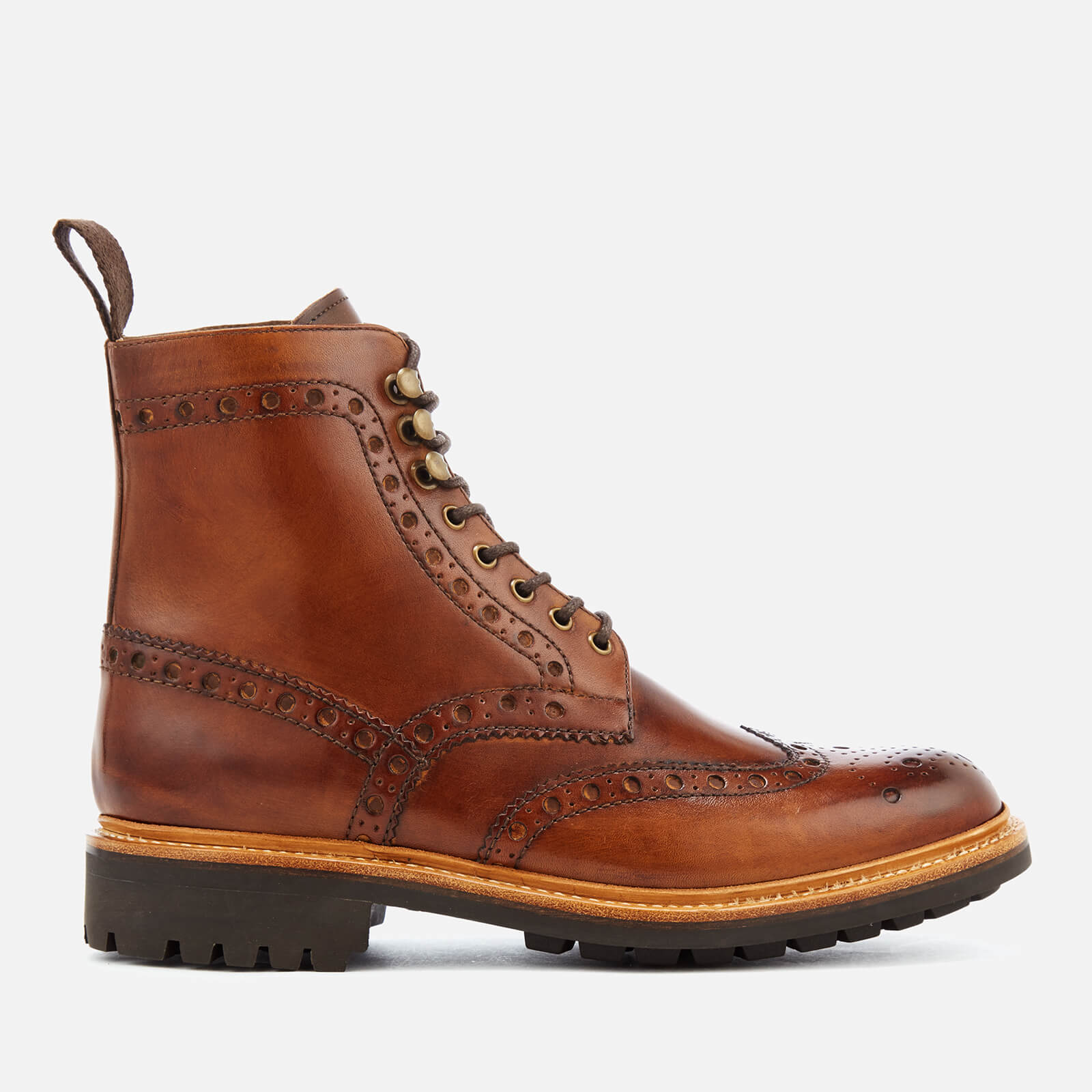 grenson fred boots tan
