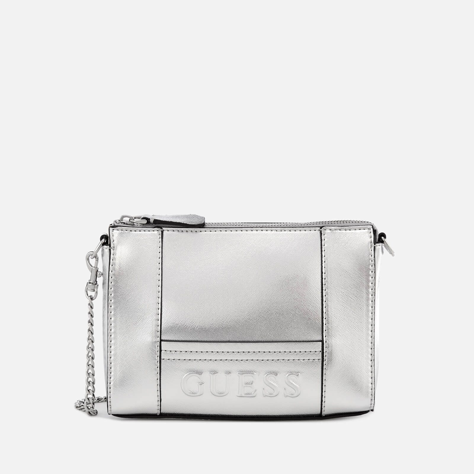 guess bag silver