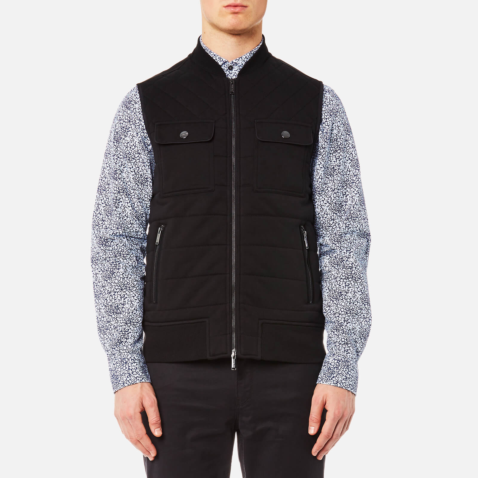 michael kors vest mens black