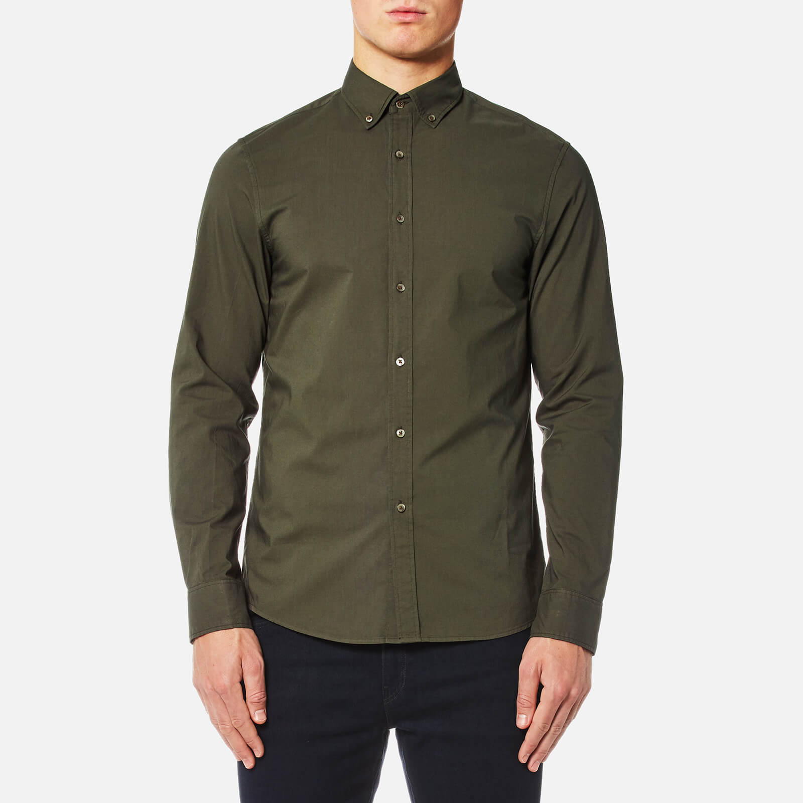 michael kors men's button down shirts