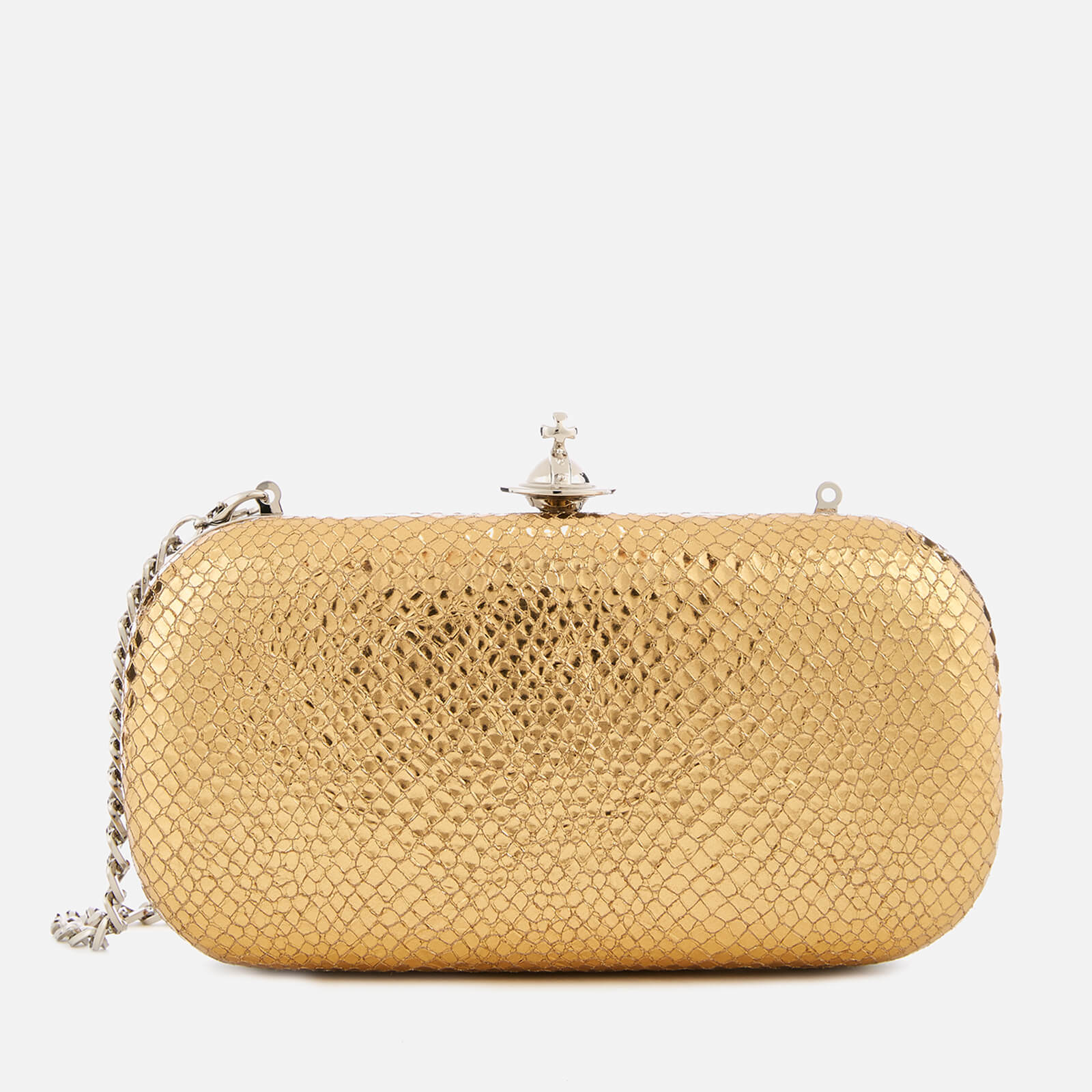 gold vivienne westwood clutch
