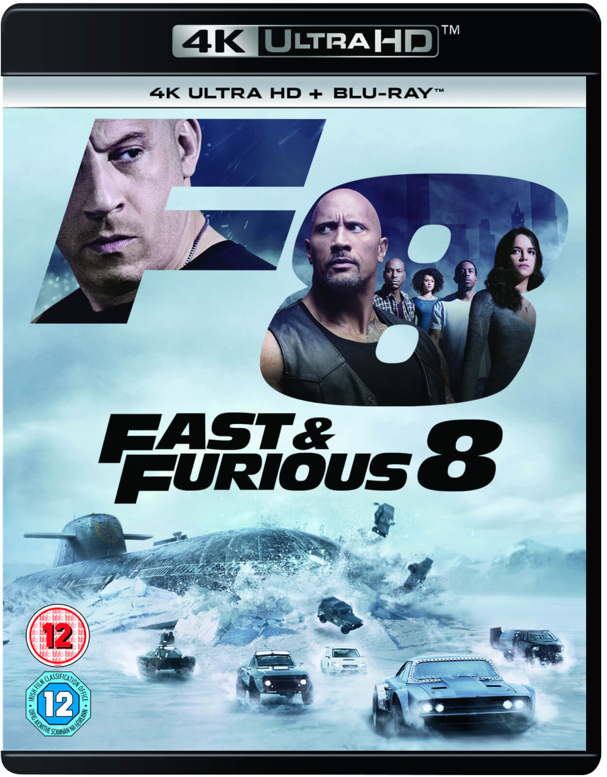 Fast Furious 8 4k Ultra Hd Includes 2d Version Blu Ray Zavvi Us