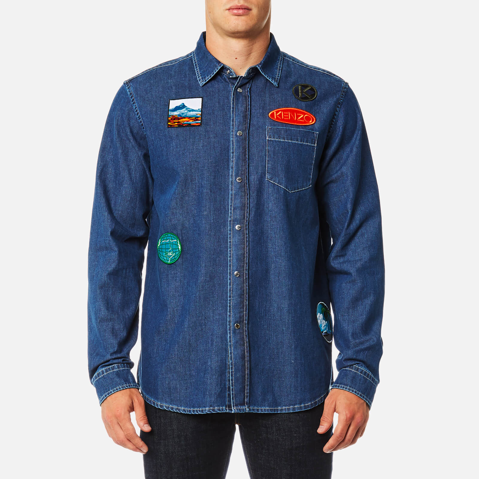 kenzo denim shirt