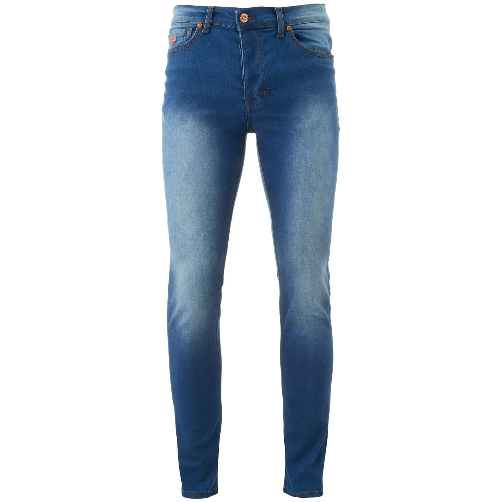 Threadbare Men's Ghost Denim Jeans Mid Wash Mens Clothing Zavvi