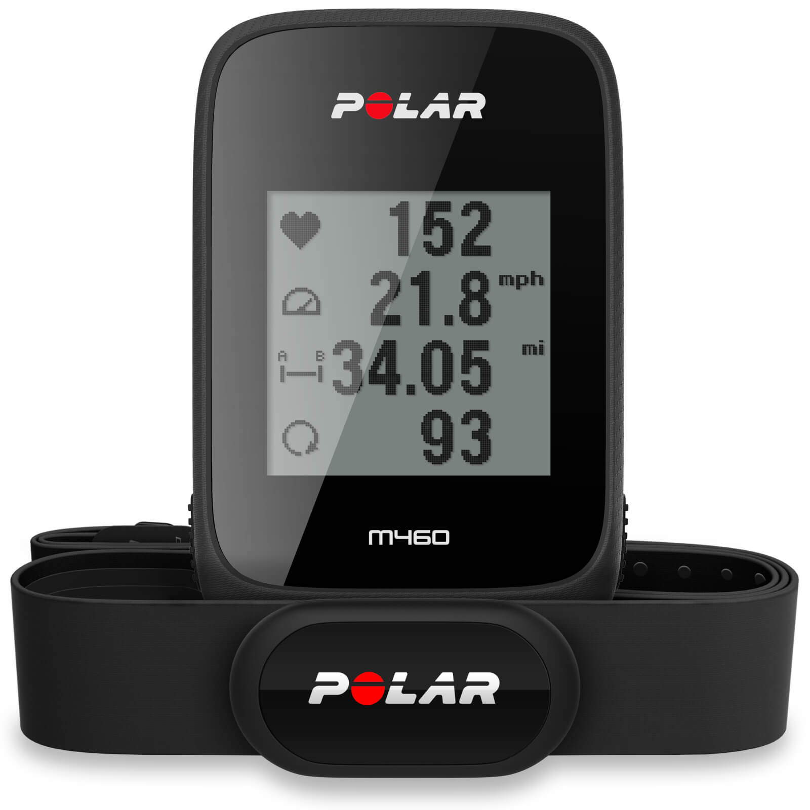 polar bike computer with heart monitor
