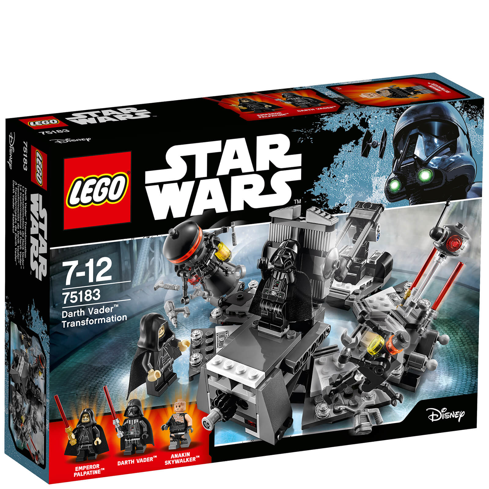 Lego Star Wars Darth Vader Transformation 75183 My Geek Box