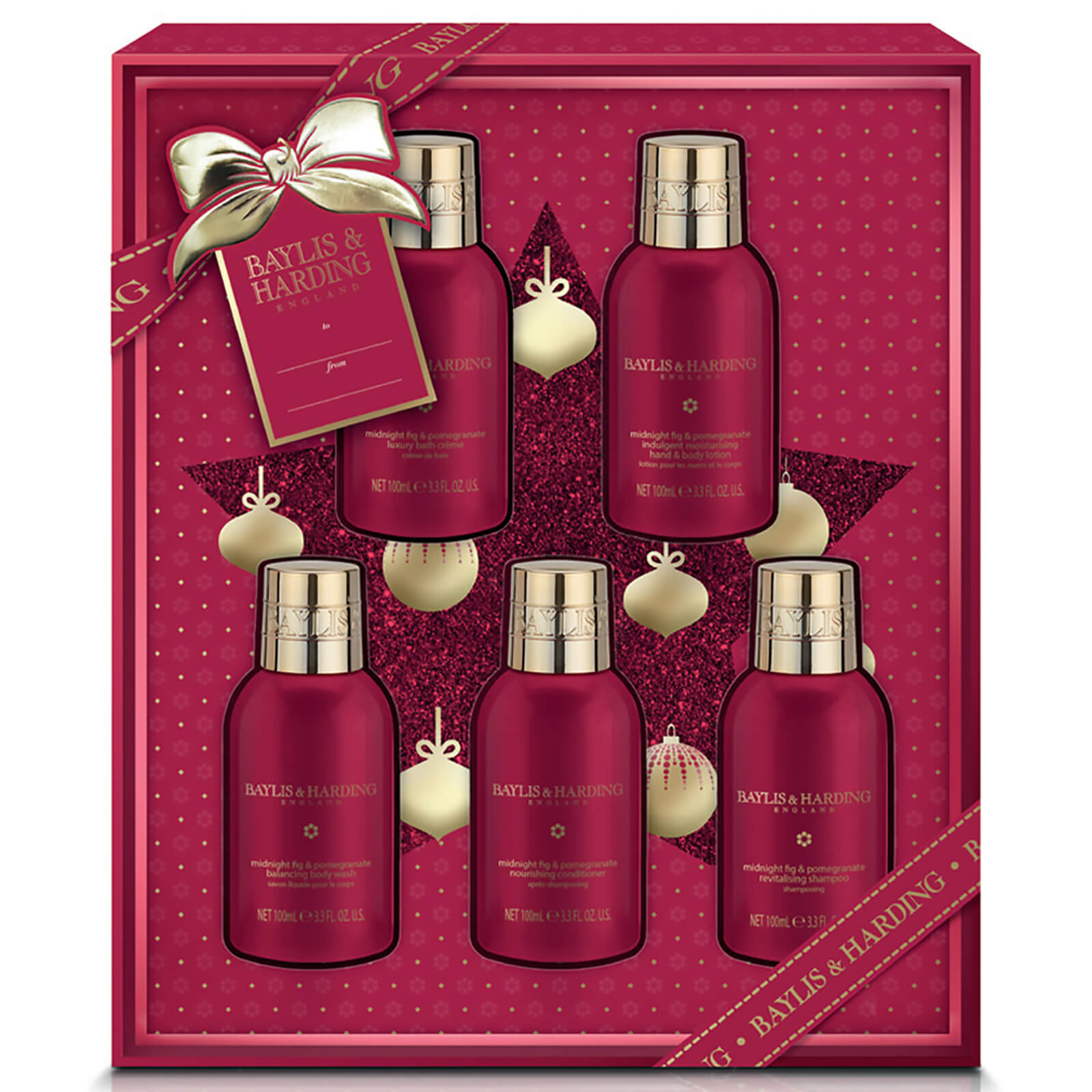 Baylis & Harding Midnight Fig and Pomegranate 5 Bottle Set IWOOT