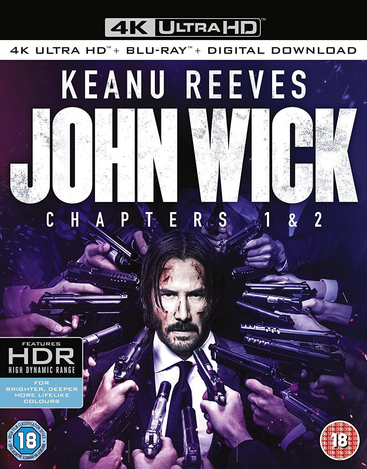 John Wick 1 2 4k Ultra Hd Blu Ray Zavvi Uk