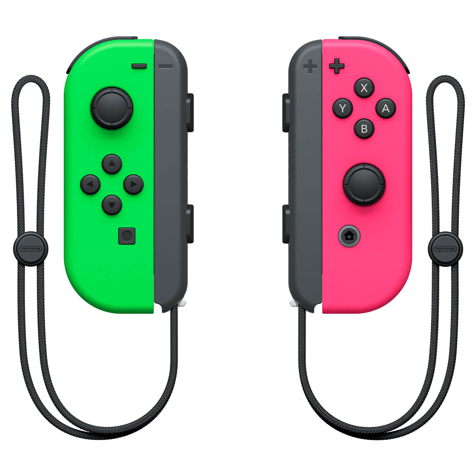 nintendo switch green and pink
