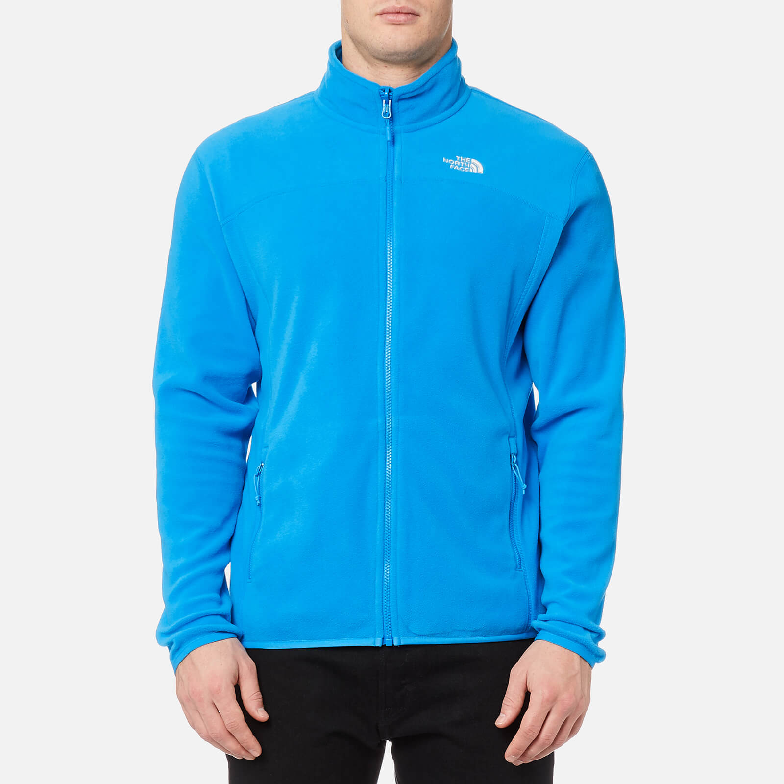 the north face 100 glacier full zip men's fleece