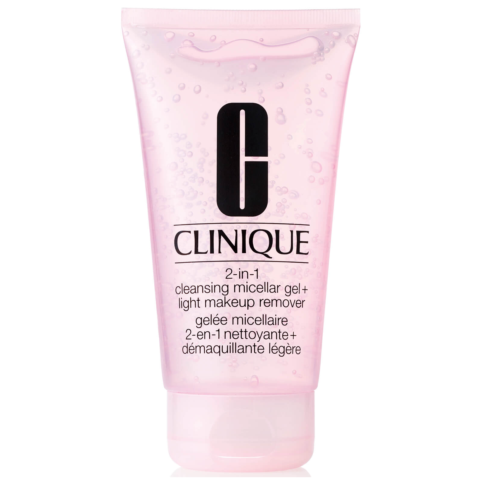 Clinique 2  in 1  Cleansing Micellar Gel Light Makeup  