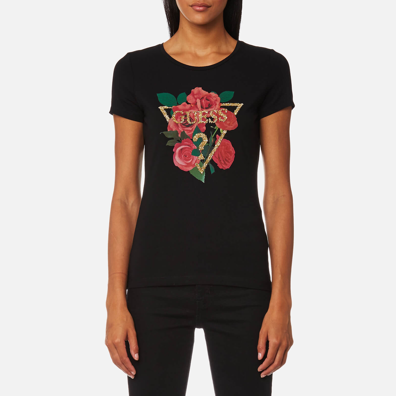 guess flower shirt