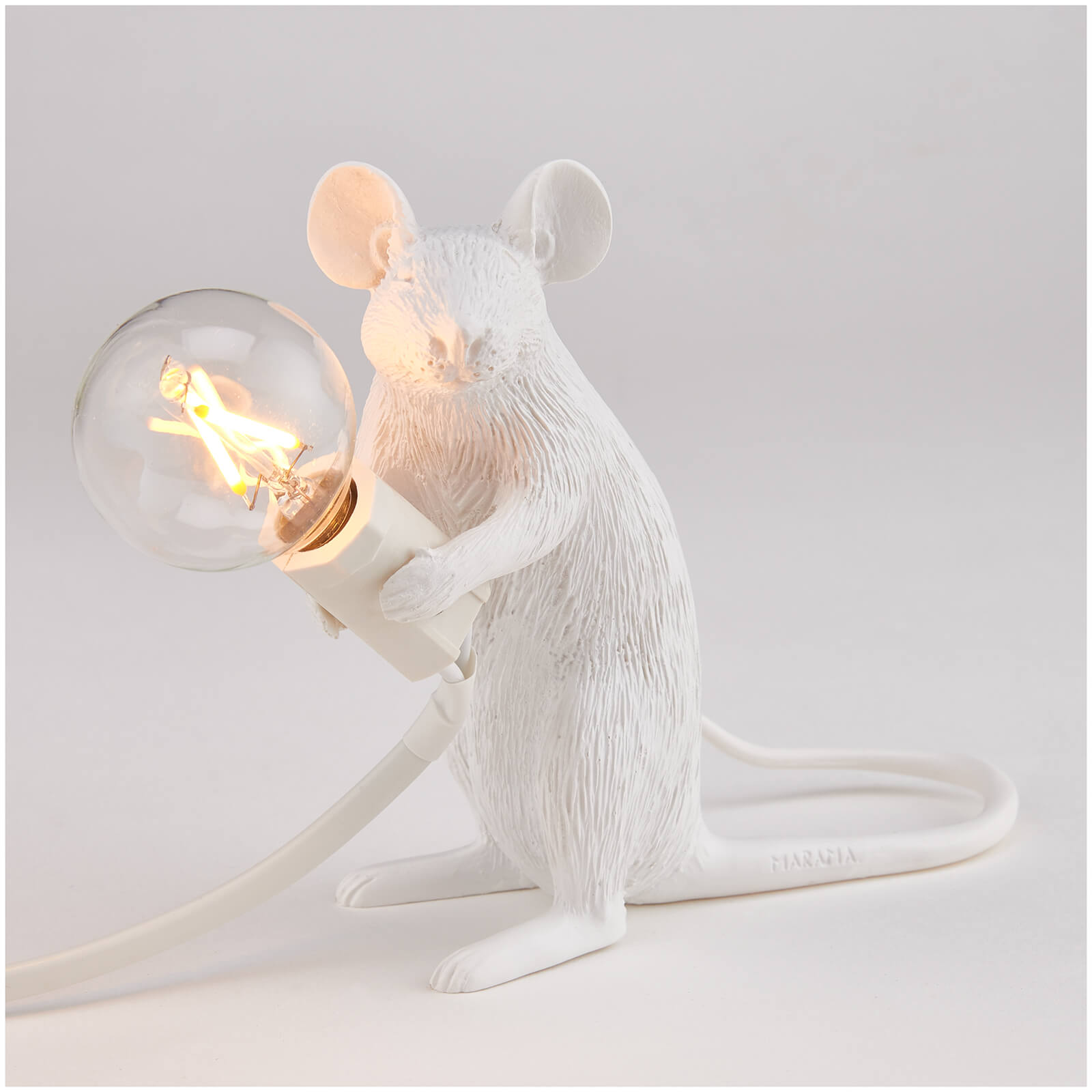 Seletti Sitting Mouse Lamp White Homeware Thehut Com