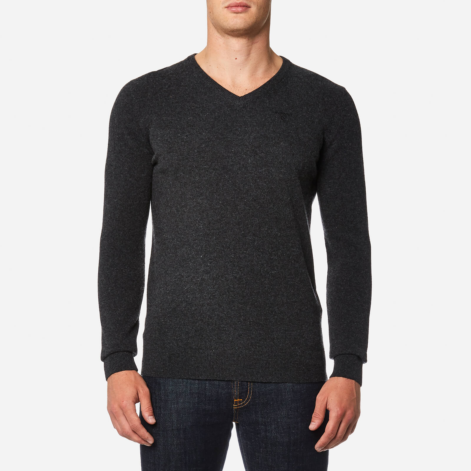 mens grey barbour jumper