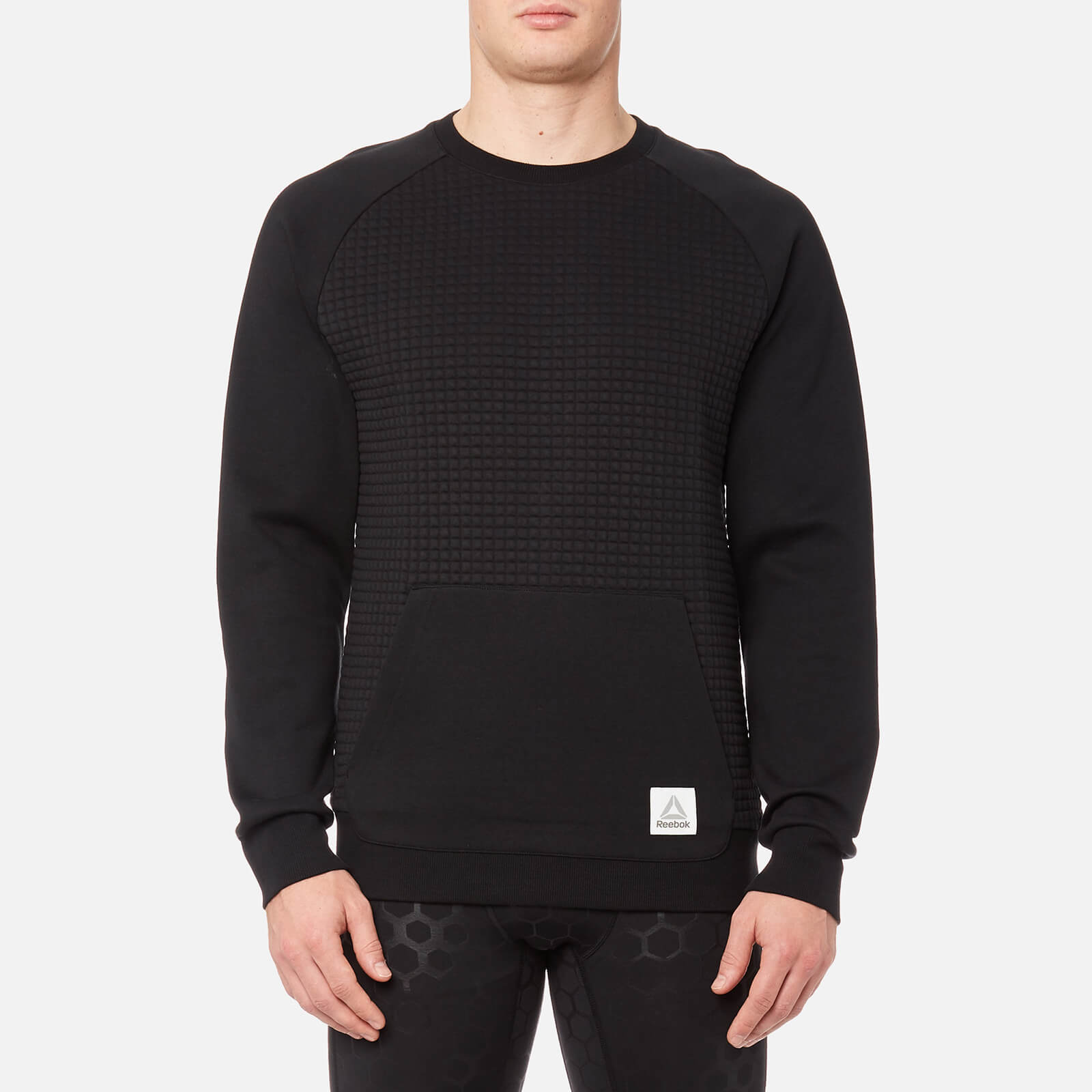 reebok quilted sweatshirt
