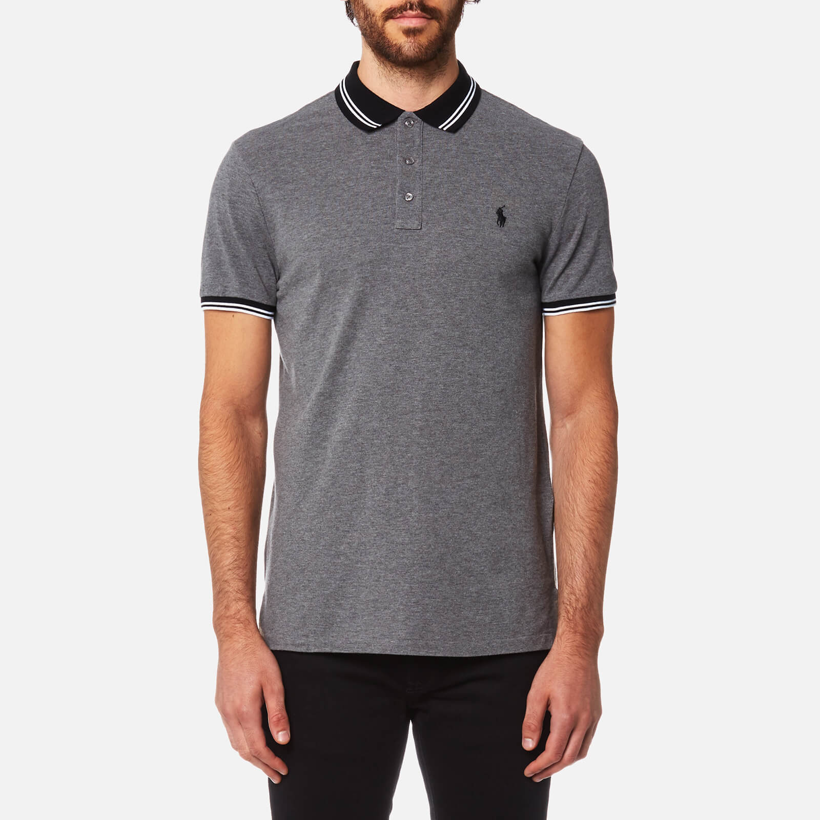 ralph lauren tipped polo shirt