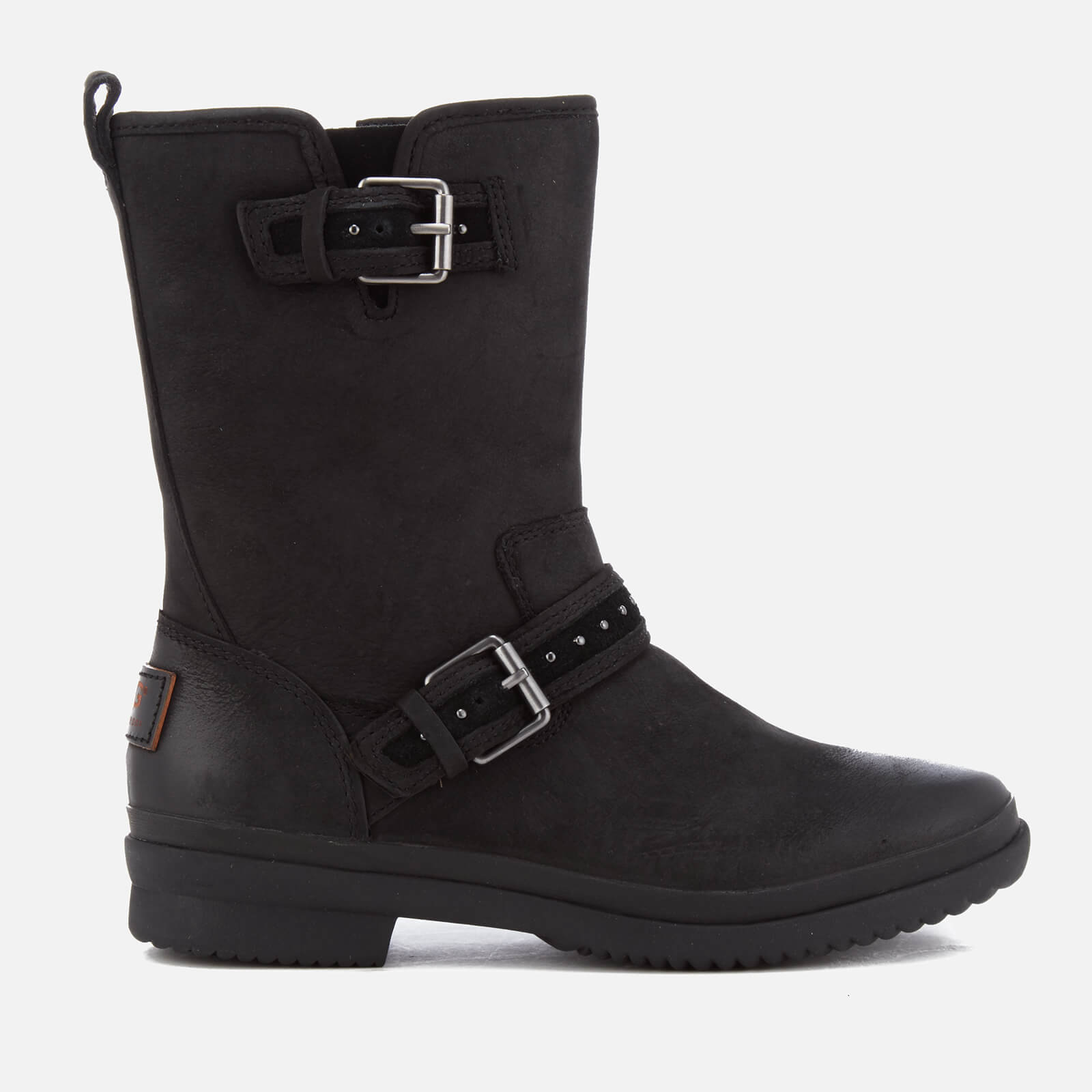 womens leather ugg biker boots