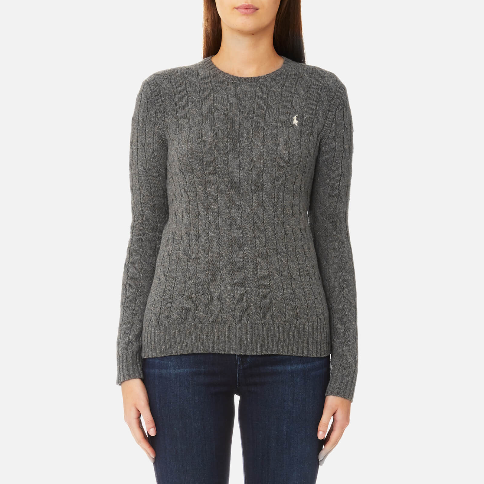 ralph lauren grey jumper womens