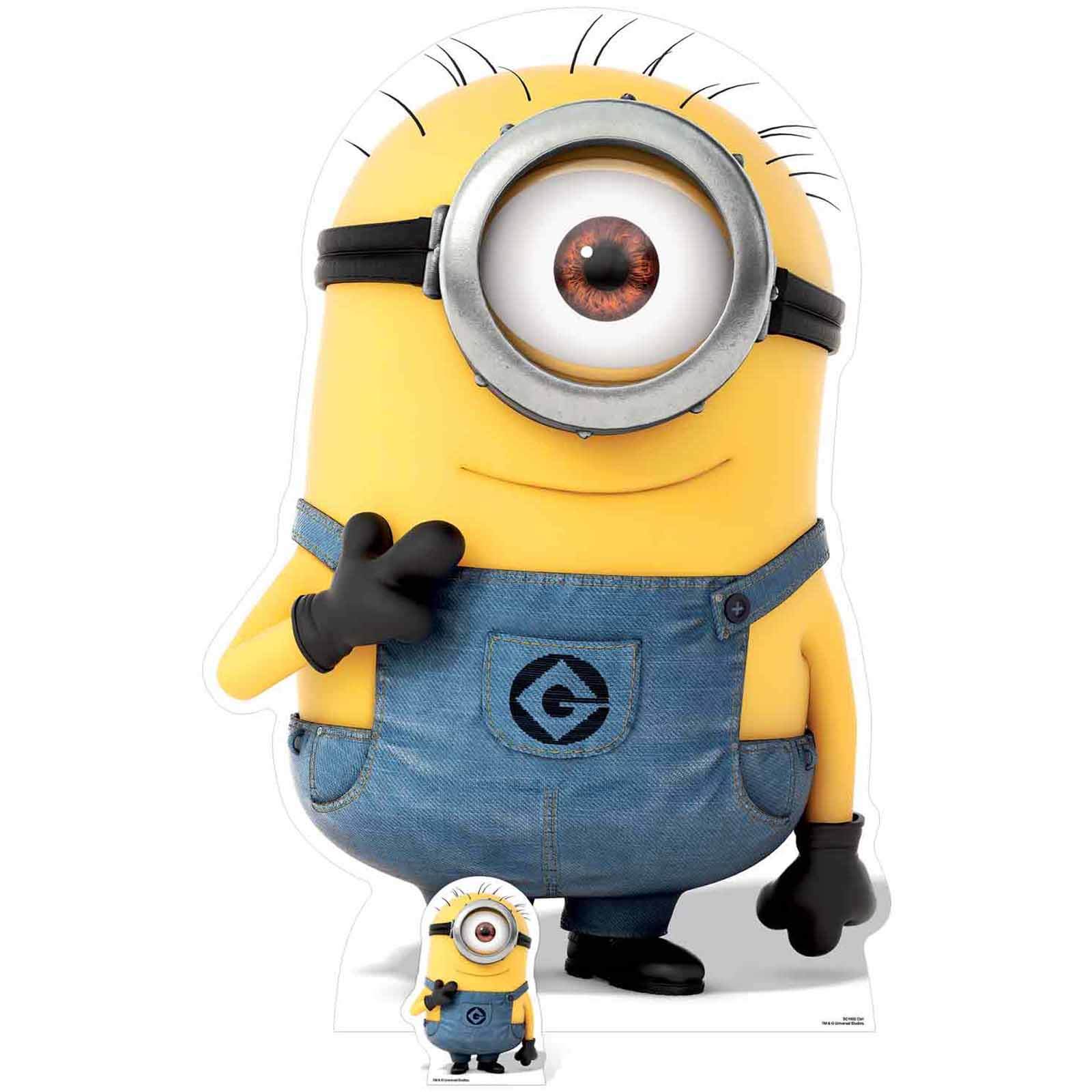 Despicable Me 3 Minion Carl Smiling Over Sized Cut Out