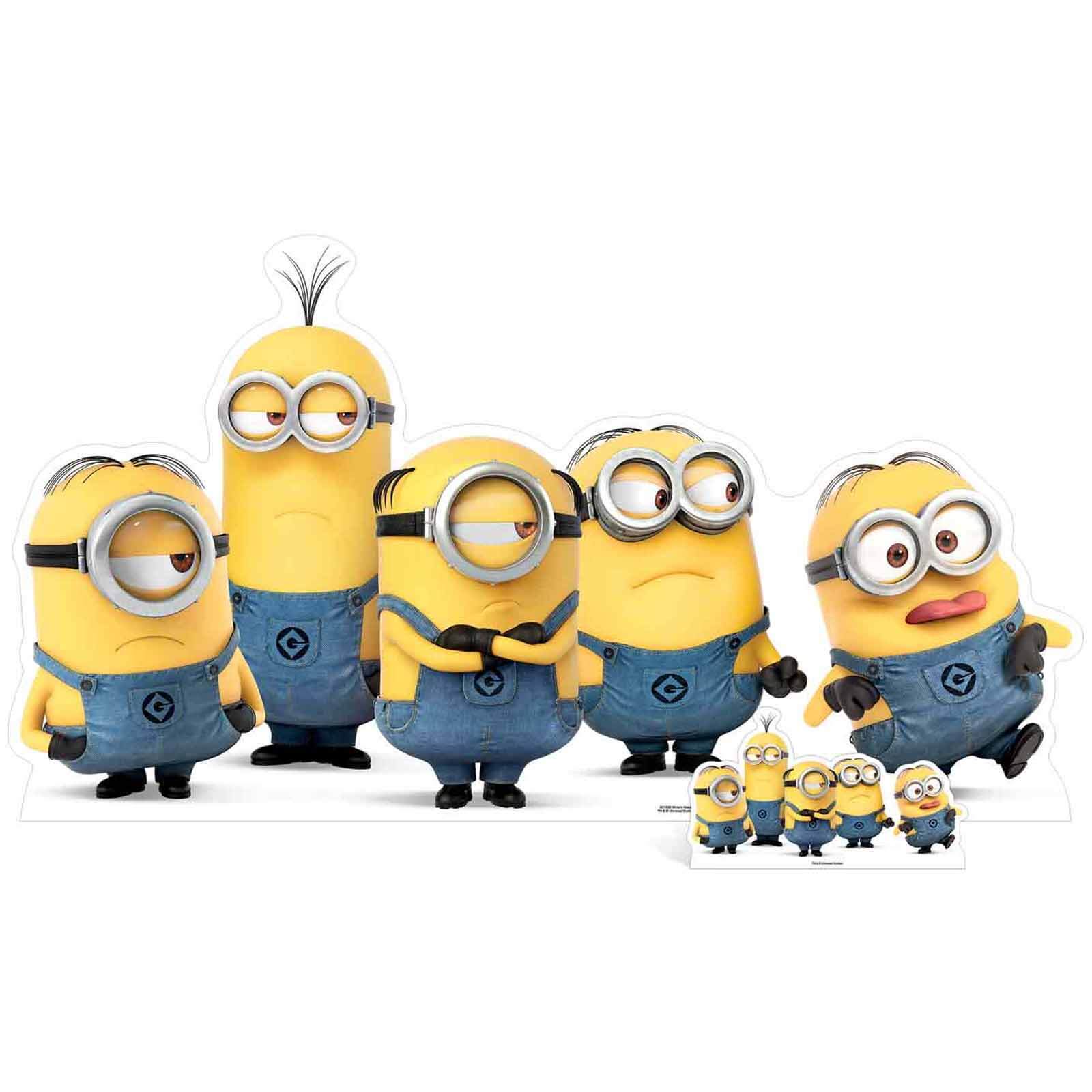 Despicable Me 3 Mischievous Minions Group Pose Over Sized Cut Out