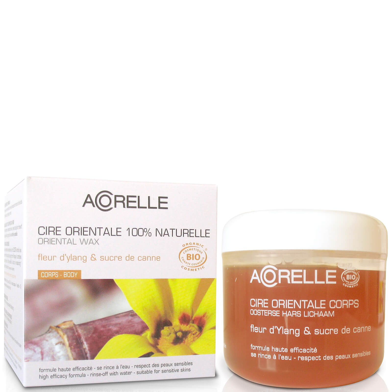 Acorelle Ylang Ylang Flower And Sugar Cane Sugar Wax With Body