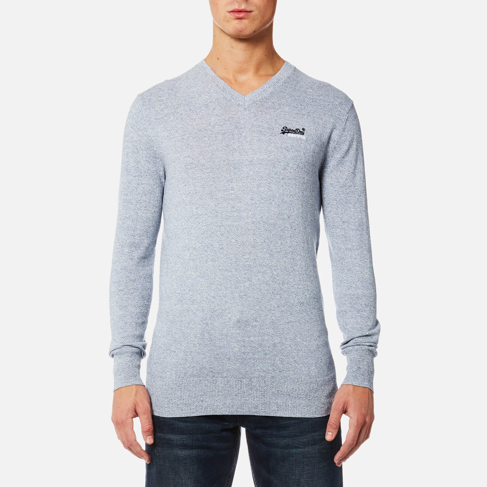 superdry v neck jumper mens
