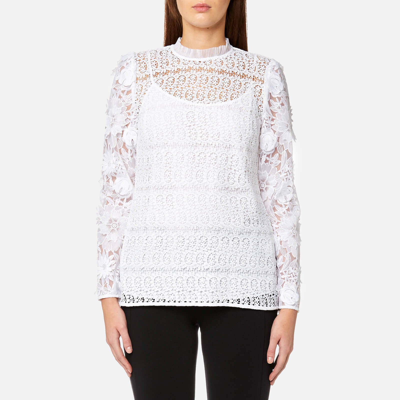 michael kors white blouse