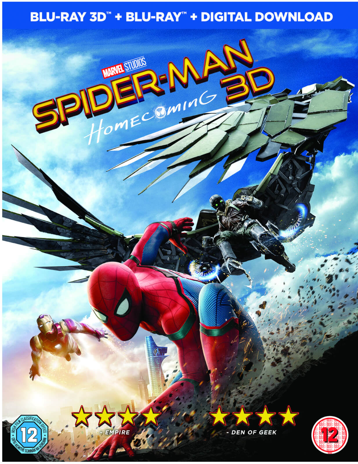 Spider-Man Homecoming 3D (Includes 2D Version) Blu-ray ...