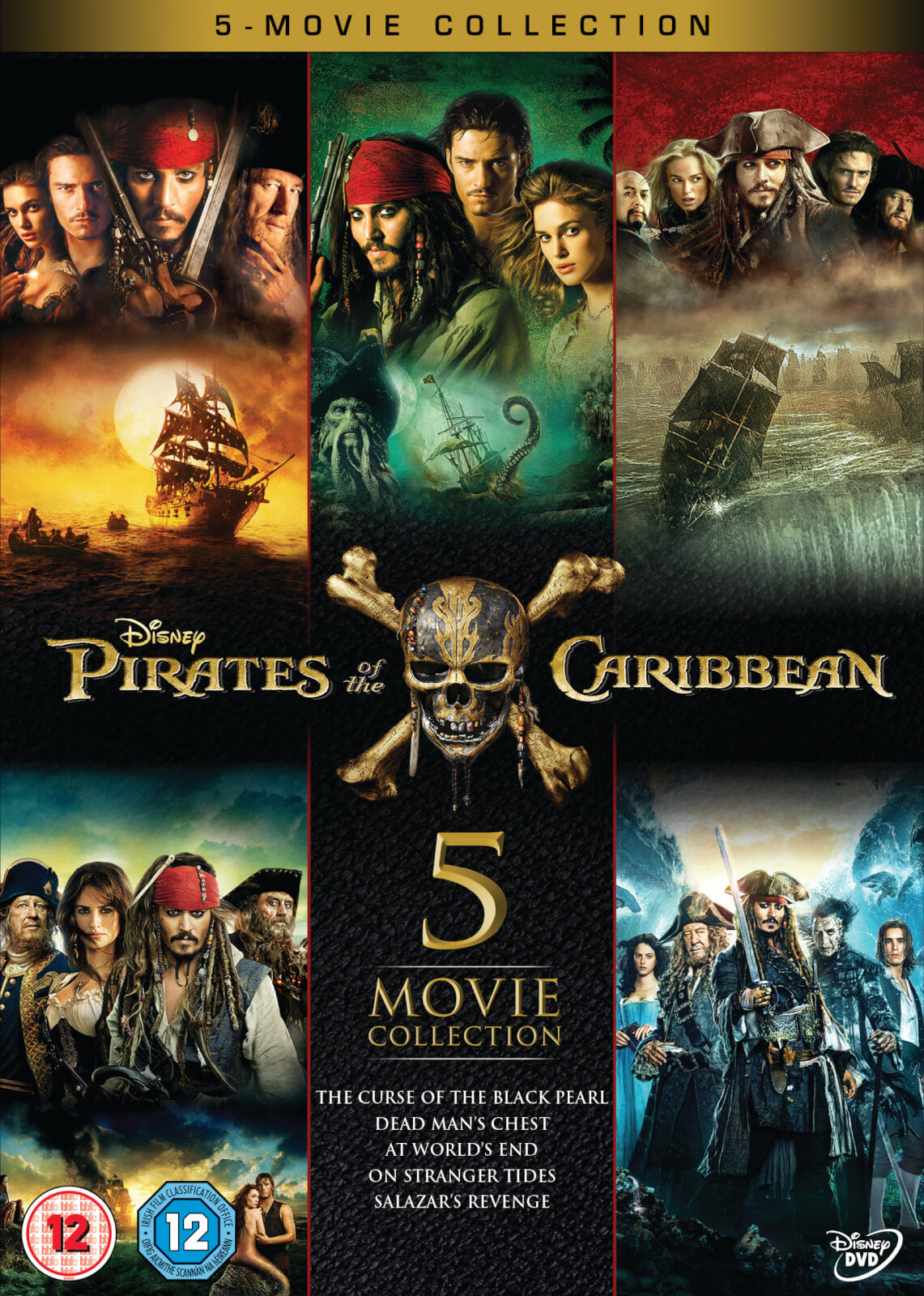 Pirates of the Caribbean: 1-5 Box Set | Zavvi.nl