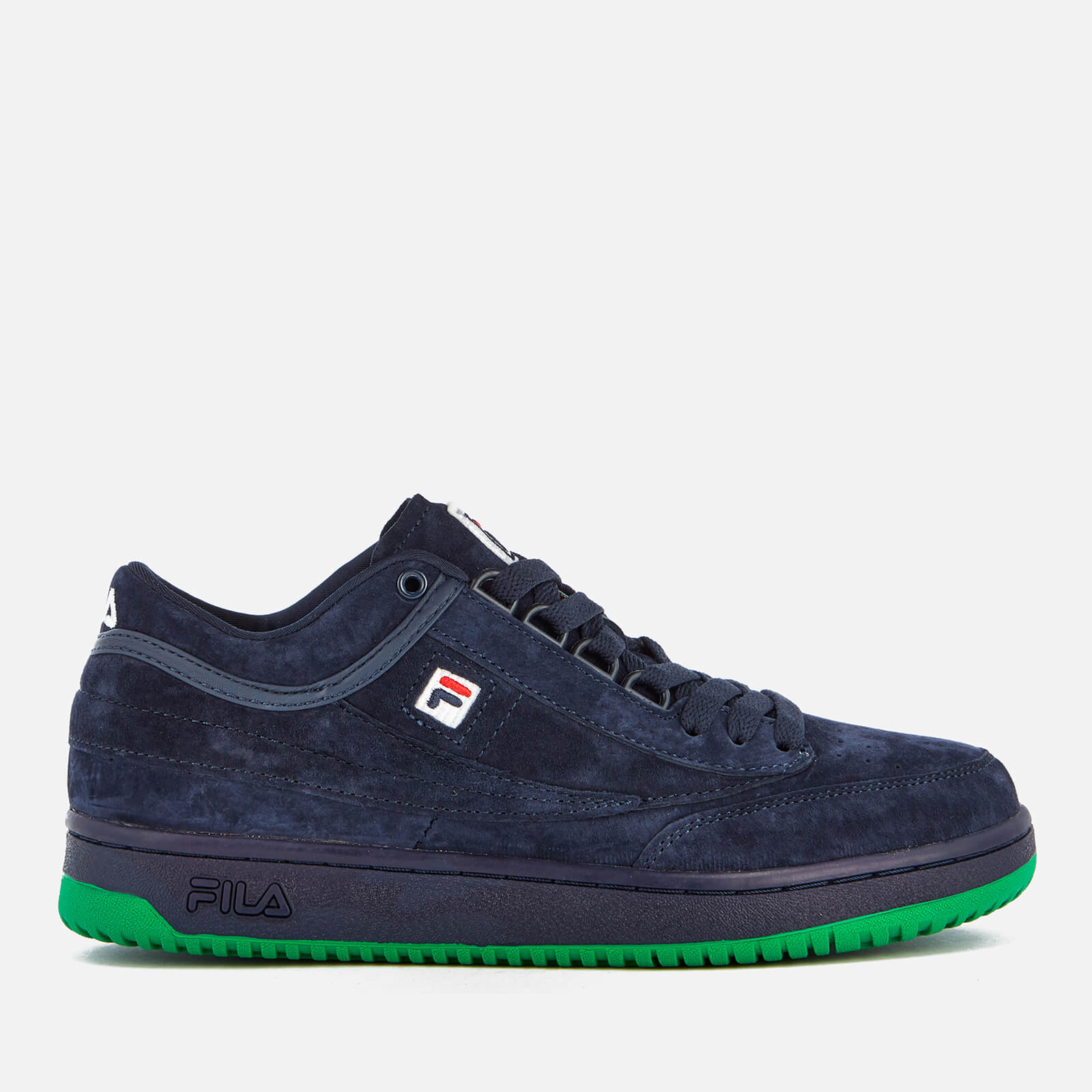 FILA Men's T1-Mid Trainers - FILA Navy/JellyBean/White FILA Men's T1-Mid Trainers - FILA Navy/JellyBean/White