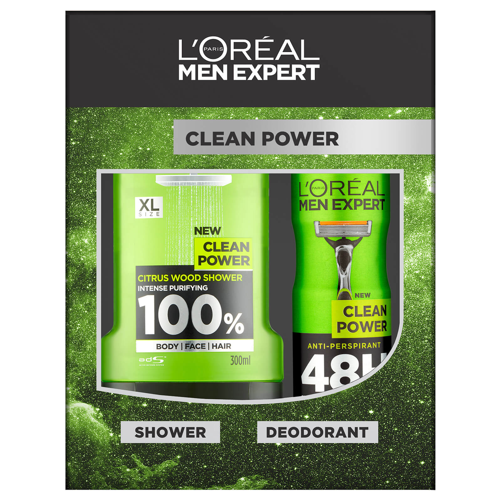L Oreal Men Expert Clean Power Gift Set Buy Online Mankind