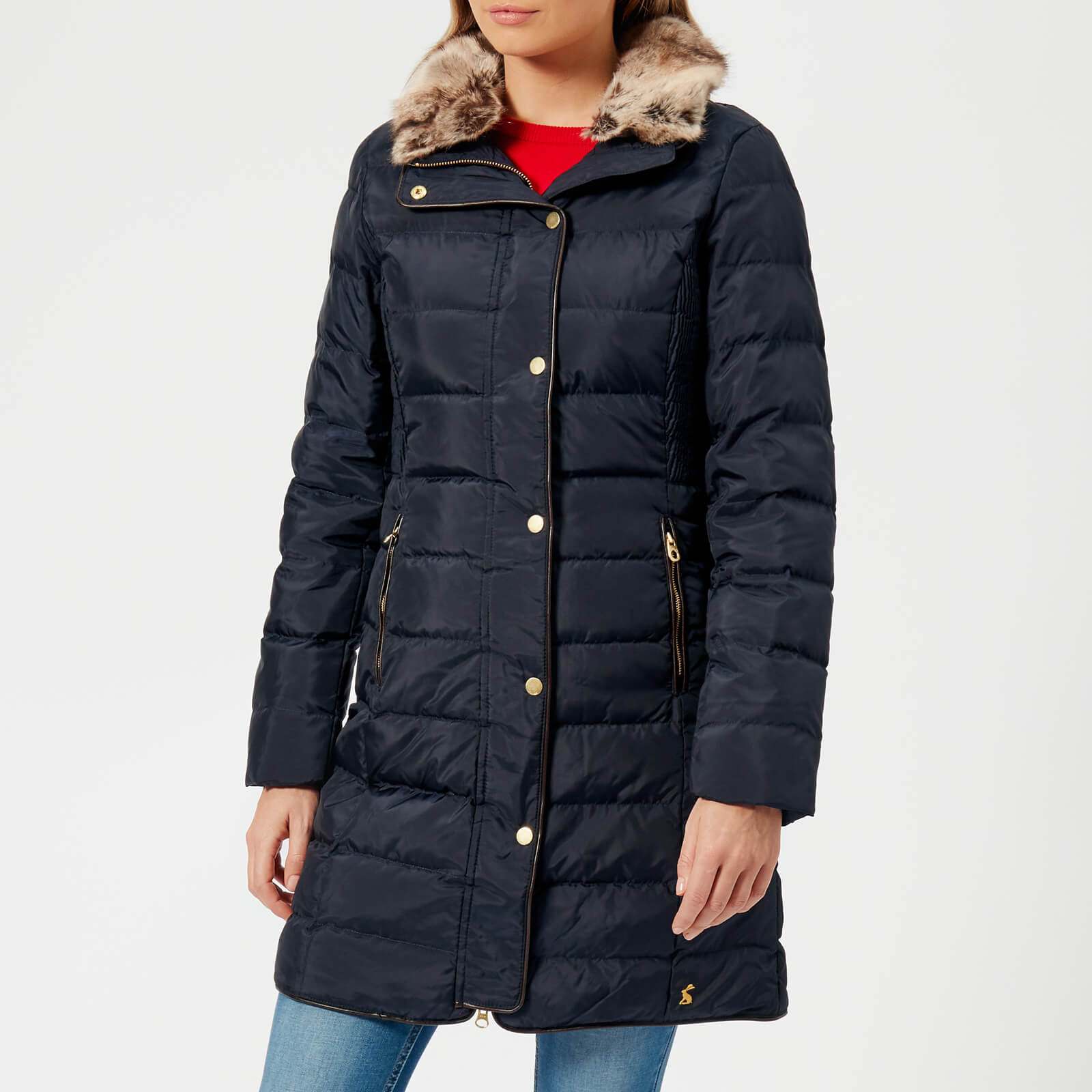 Hood Joules Caldecott Coat Navy Size 12 Puffer Coat Joules