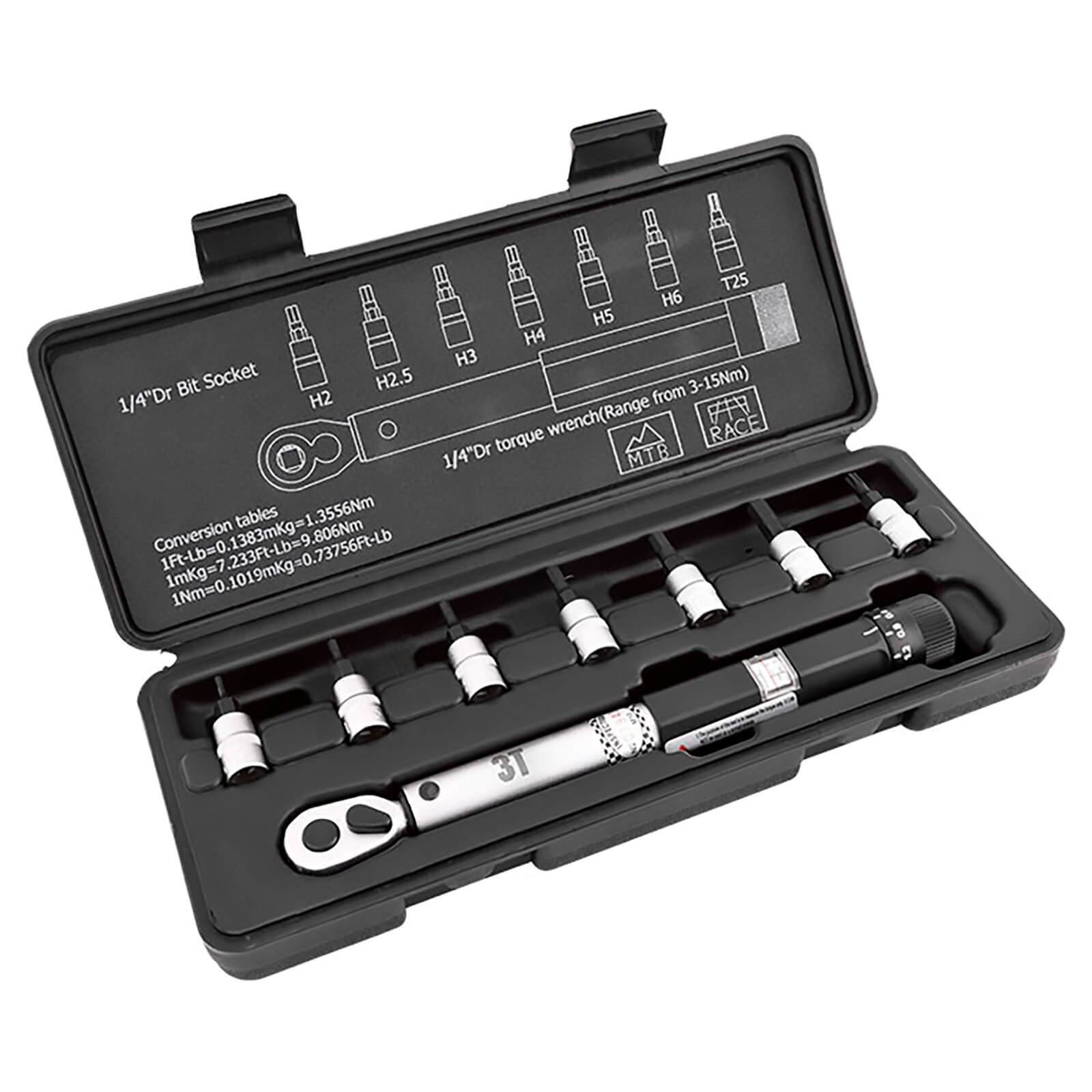 3t Torque Wrench Black Probikekit