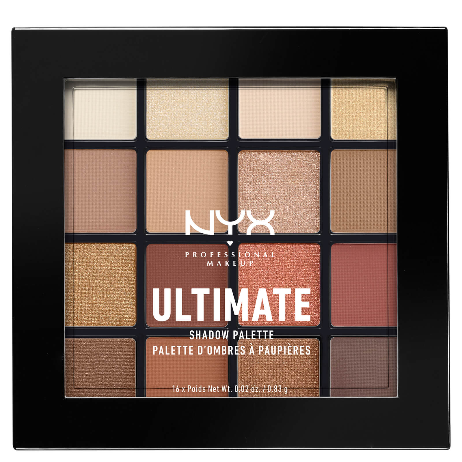 NYX Professional Makeup Ultimate Shadow Palette - Warm Neutrals