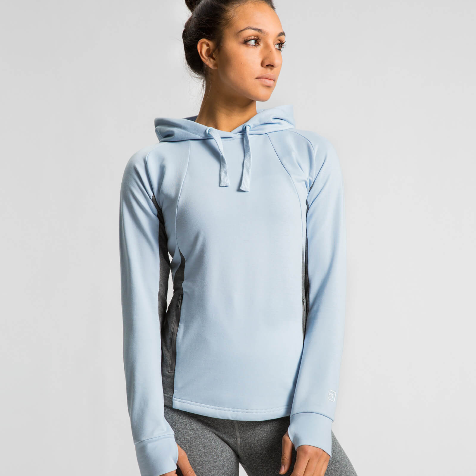 baby blue pullover hoodie