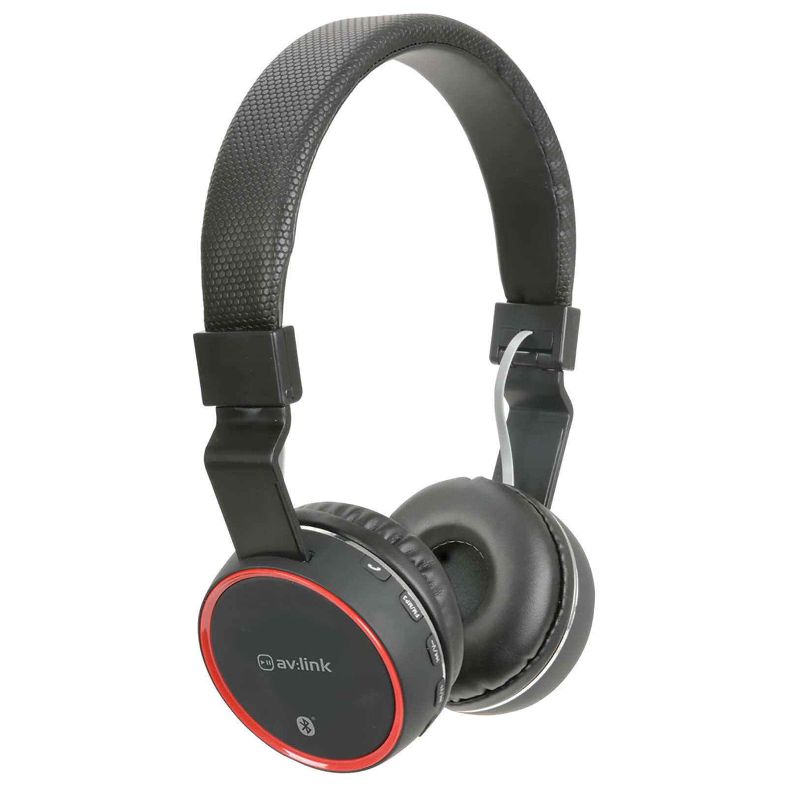 AV: Link Wireless Bluetooth On Ear Noise Cancelling Headphones (With Built in FM Radio) Black AV: Link Wireless Bluetooth On Ear Noise Cancelling Headphones (With Built in FM Radio) Black