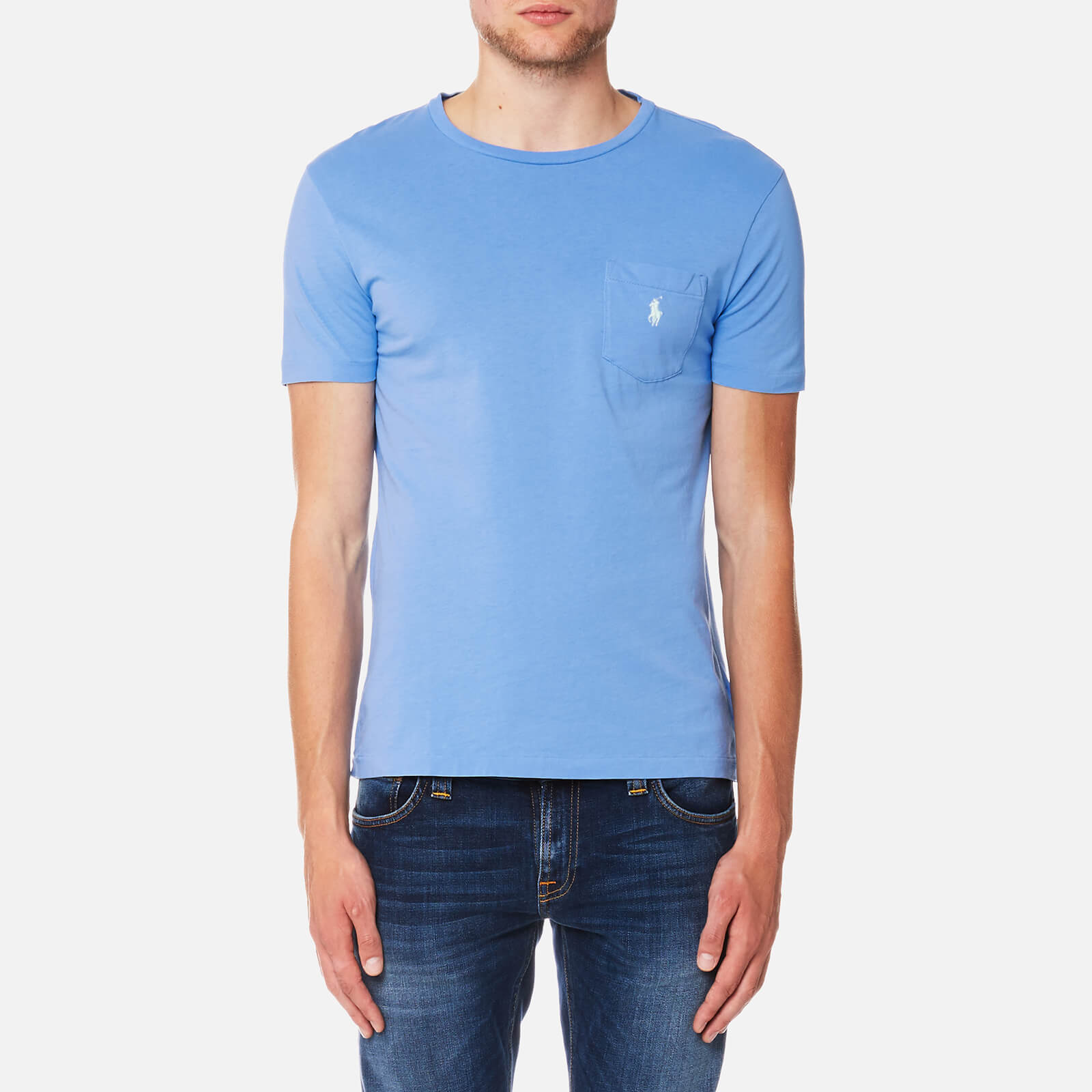 Polo Ralph Lauren Men S Custom Fit T Shirt Nantucket Blue