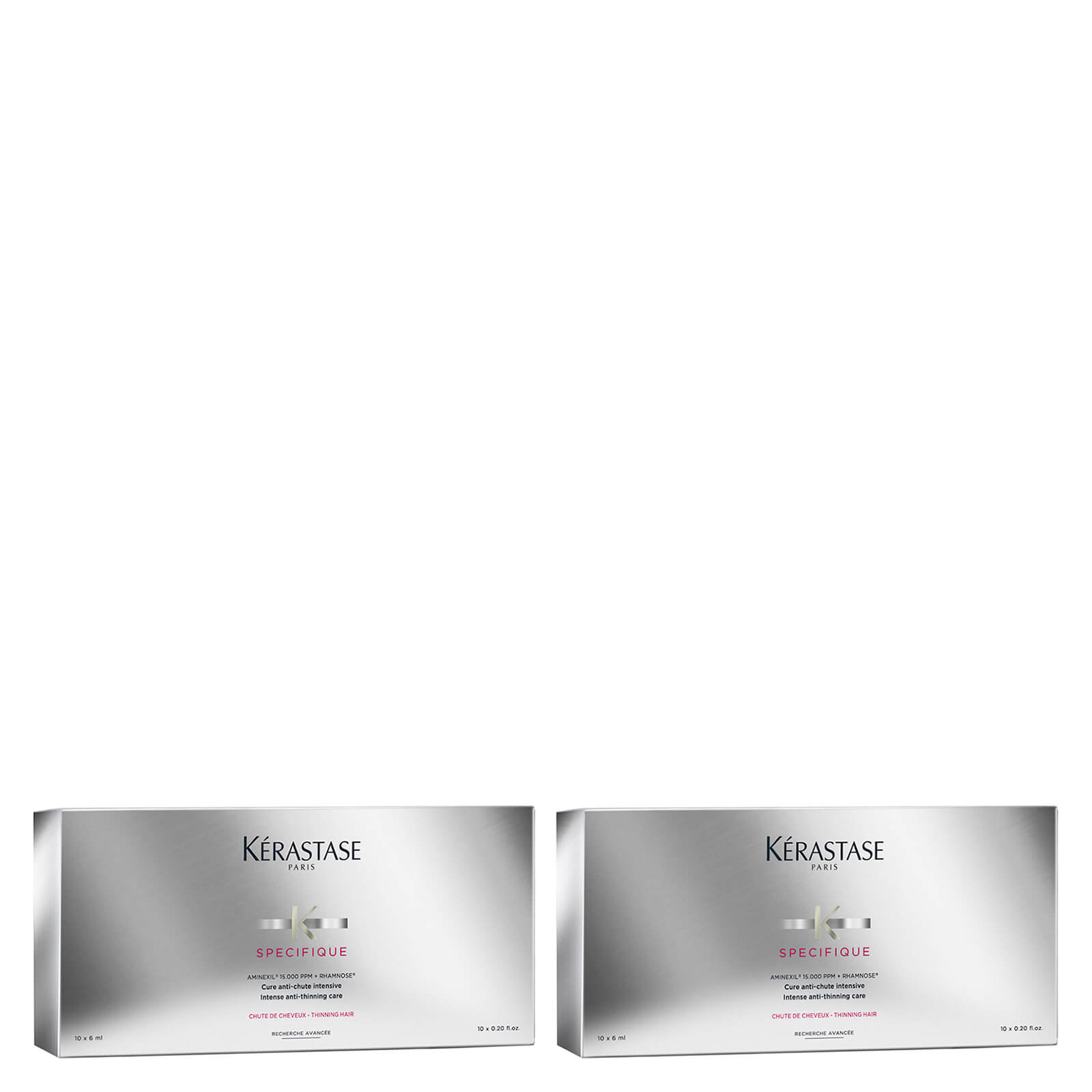 Kerastase Specifique Cure Anti Chute Treatment 10 X 6ml Duo Hq Hair The first is aminexil® 15.000 ppm, which creates a protective layer around each strand of hair defending it from heat damage and breakage. hqhair