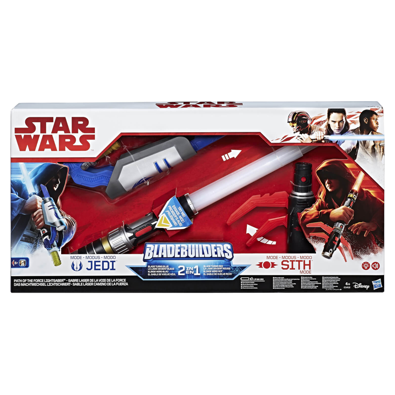 Star Wars Movie Heroes-Battle Droid Rouge-Pièce de collection Rare Figure
